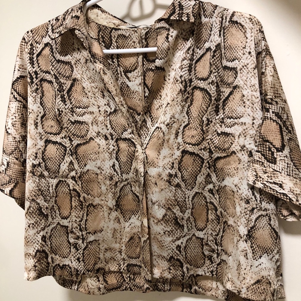 Stelen snake print top small